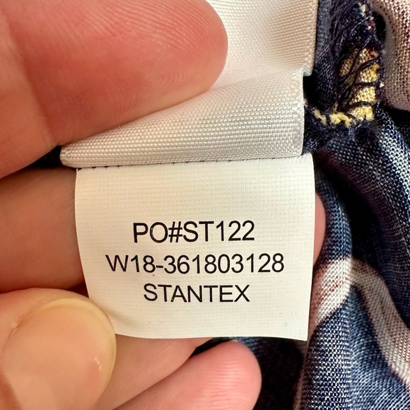 Band of Gypsies Ruffle Front Button Down Floral Midi Dress Size Small - Picture 11 of 12